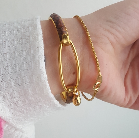 🌙MADANI Firenze Bracelet Gold PlatedSkin Signed - Picture 7 of 16